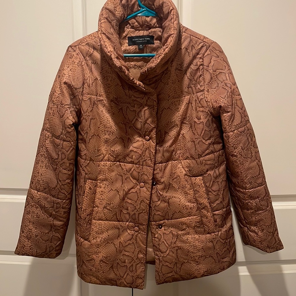 Marc New York-Andrew Marc snakeskin coat